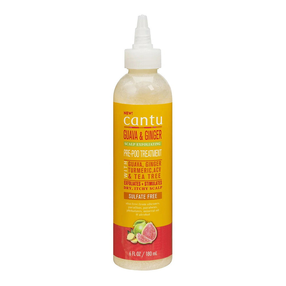 Cantu Guava and Ginger Scalp Exfoliating Pre Poo Treatment, 6 Oz